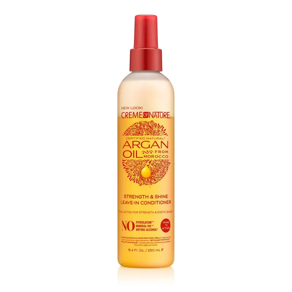 Argan Oil Strength & Shine Leave - In Conditioner – 8.45 oz - Beauty Exchange Beauty Supply
