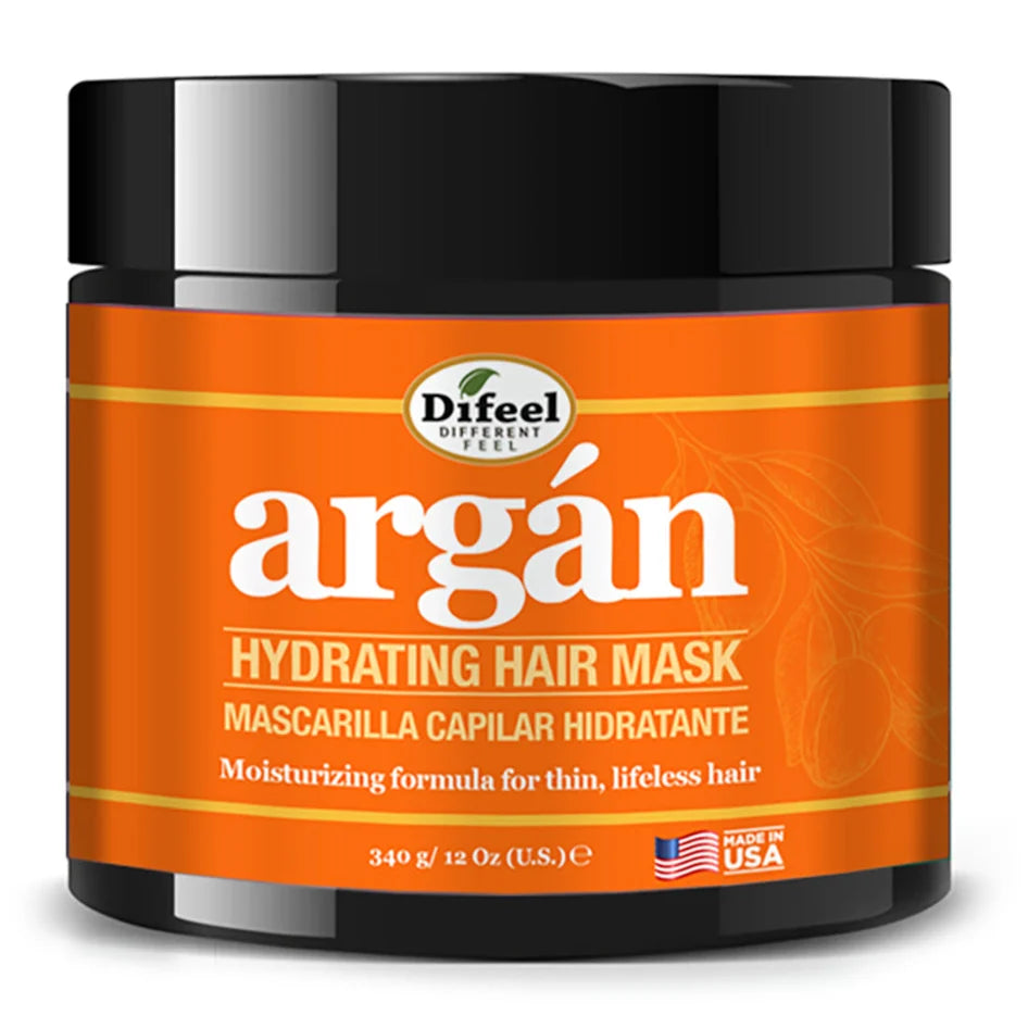 Difeel Argan Hydrating Hair Mask – 12 oz