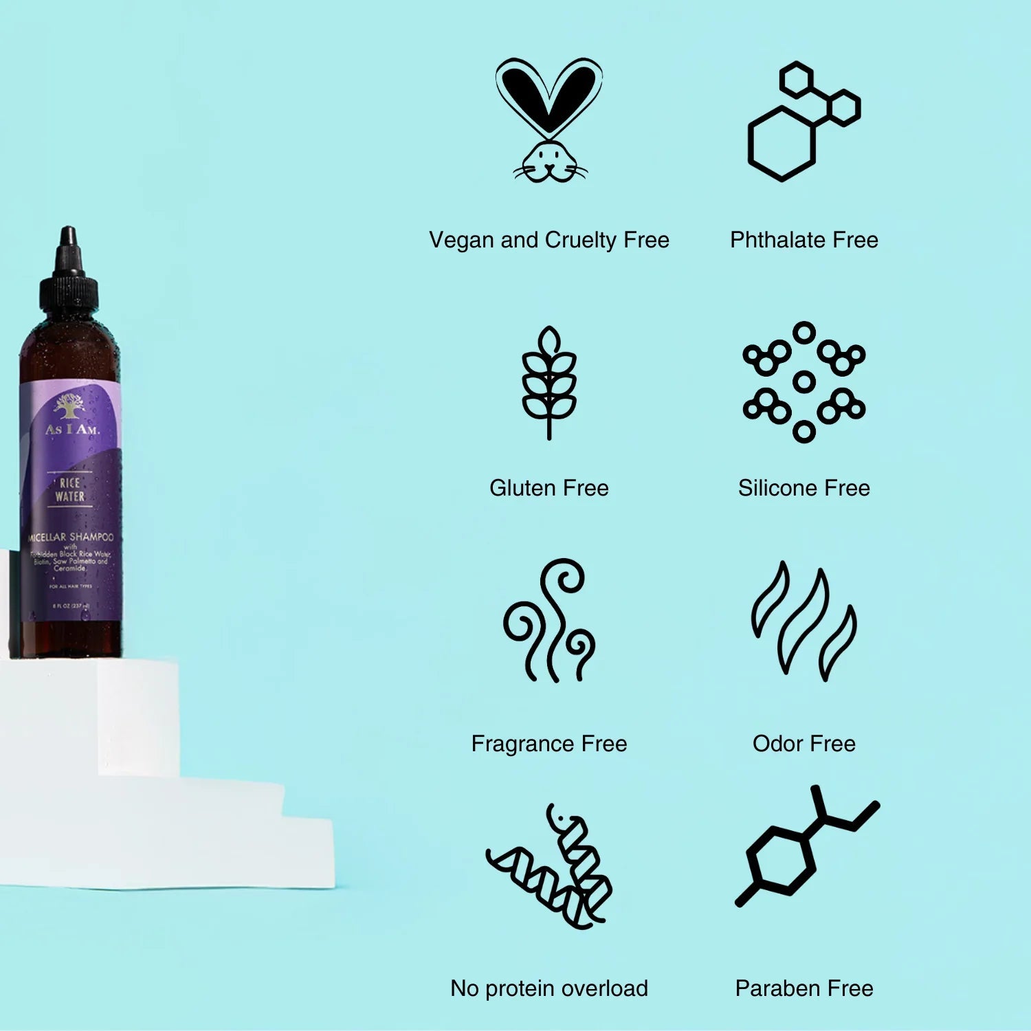 As I Am Rice Water Shampoo & Conditioner โ 8 oz - Beauty Exchange Beauty Supply