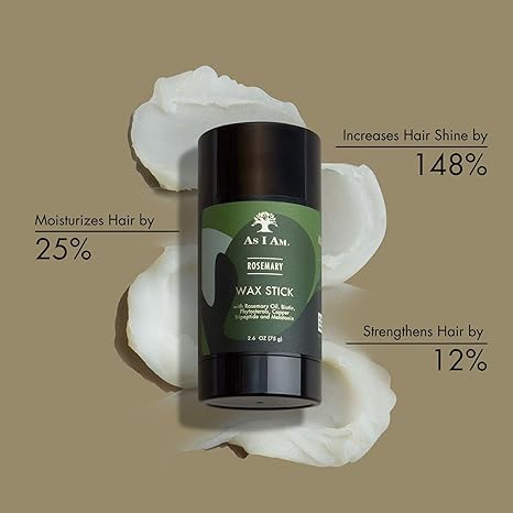 As I Am Rosemary Hair Wax Stick – 2.6 oz - Beauty Exchange Beauty Supply
