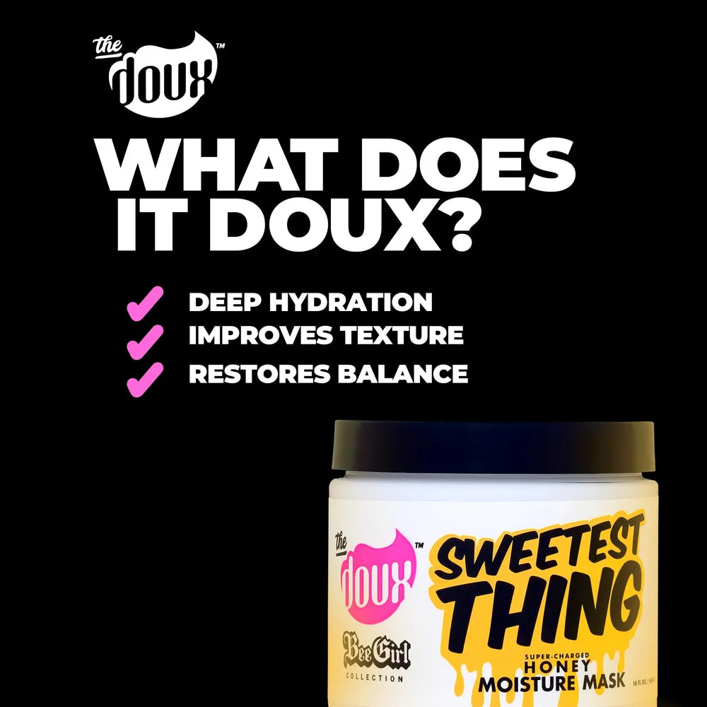 The Doux Bee Girl Sweetest Thing Honey Moisture Mask - 16 oz