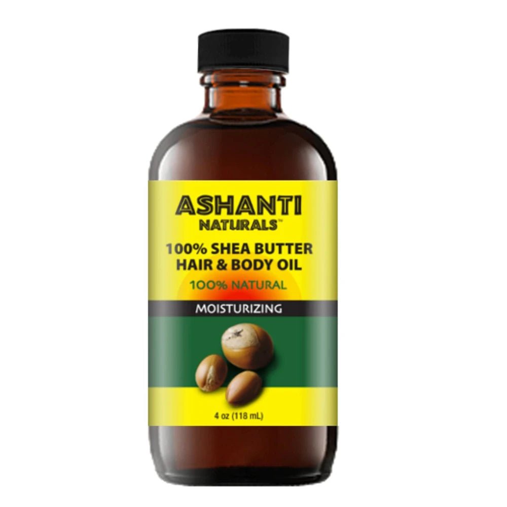Ashanti Naturals Hair & Body Oil – 4 oz | Sweet Almond, Coconut, Olive & Shea Butter - Beauty Exchange Beauty Supply