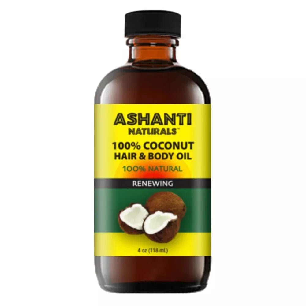 Ashanti Naturals Hair & Body Oil – 4 oz | Sweet Almond, Coconut, Olive & Shea Butter - Beauty Exchange Beauty Supply