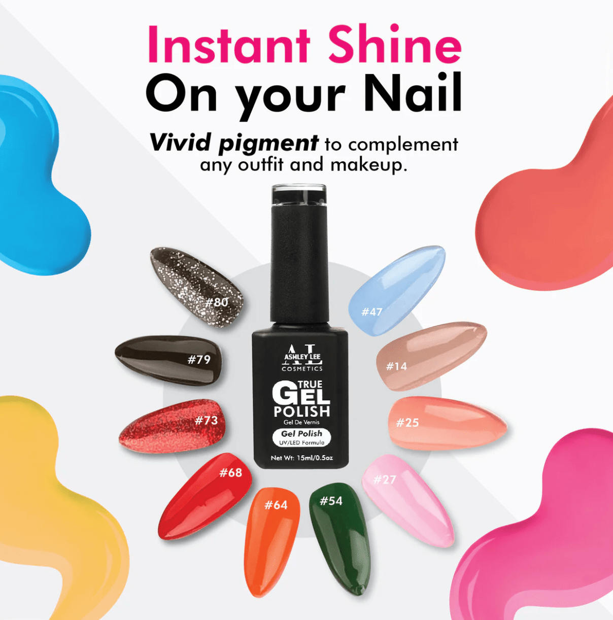 Ashley Lee True Gel Nail Polish – Long - Lasting - Beauty Exchange Beauty Supply