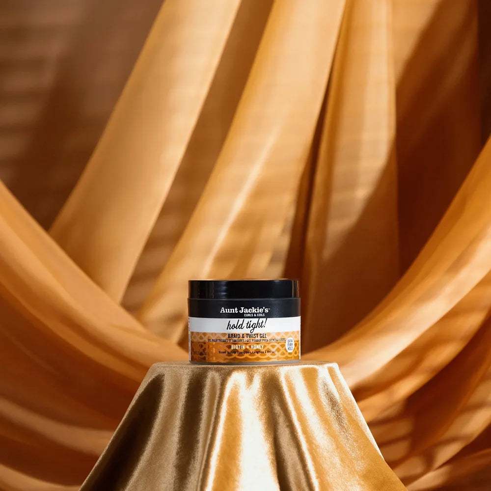 Aunt Jackie's - Award - Winning Braid + Twist Collection | Hold Tight! - Braid & Twist Gel | Help Lengthen | Protect | Strengthen | 7.5Oz | - Beauty Exchange Beauty Supply