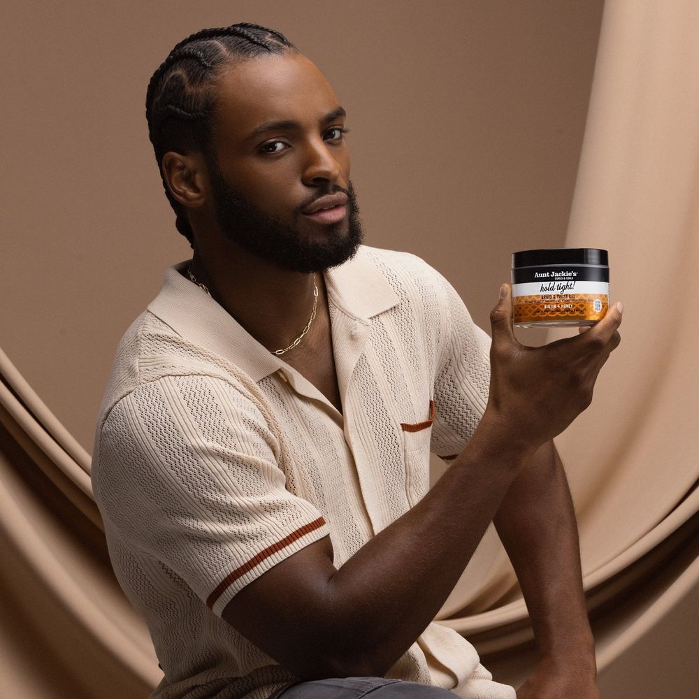 Aunt Jackie's - Award - Winning Braid + Twist Collection | Hold Tight! - Braid & Twist Gel | Help Lengthen | Protect | Strengthen | 7.5Oz | - Beauty Exchange Beauty Supply