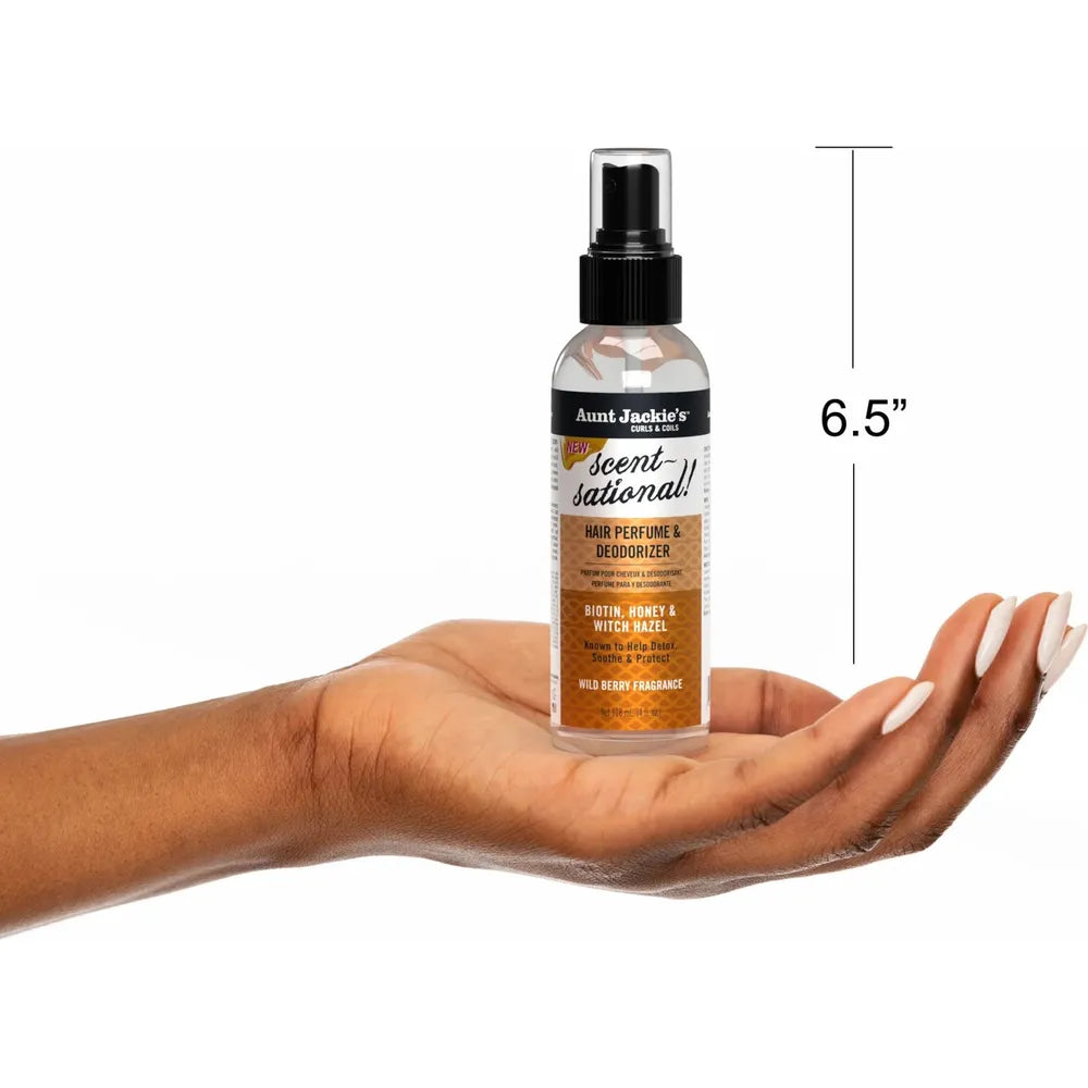 Aunt Jackie's - Award - Winning Braid + Twist Collection | Scent - Sational! - Hair Perfume & Deodorizer | Help Hydrate | Protect | Strengthen | 4Oz | - Beauty Exchange Beauty Supply
