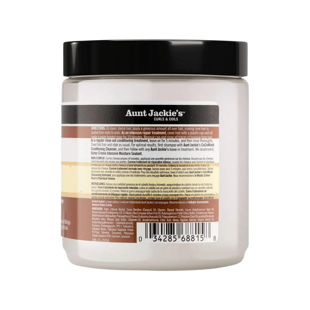 Aunt Jackie’s Coconut Crème Recipes Coco Repair Deep Hair Conditioner – 15 oz | Restorative Treatment for Dry, Damaged Curls - Beauty Exchange Beauty Supply