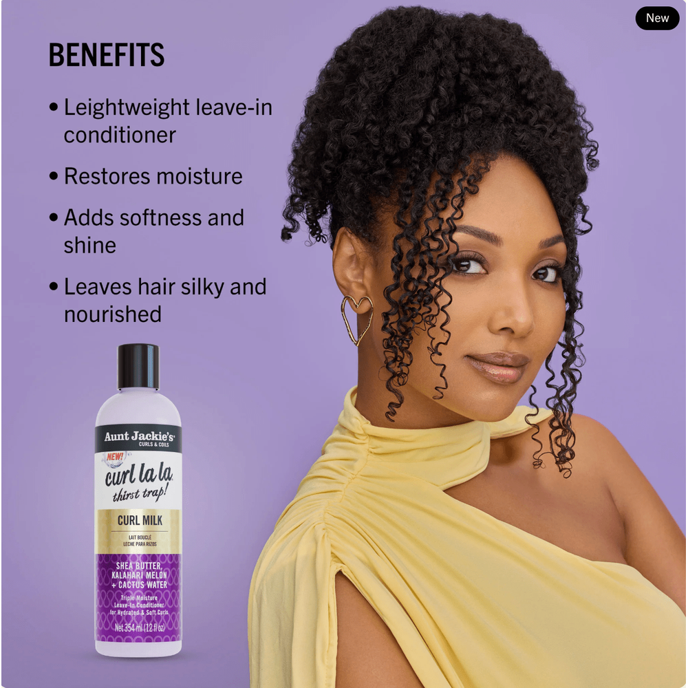 Aunt Jackie's Curl La La Curl Milk – 12oz - Beauty Exchange Beauty Supply