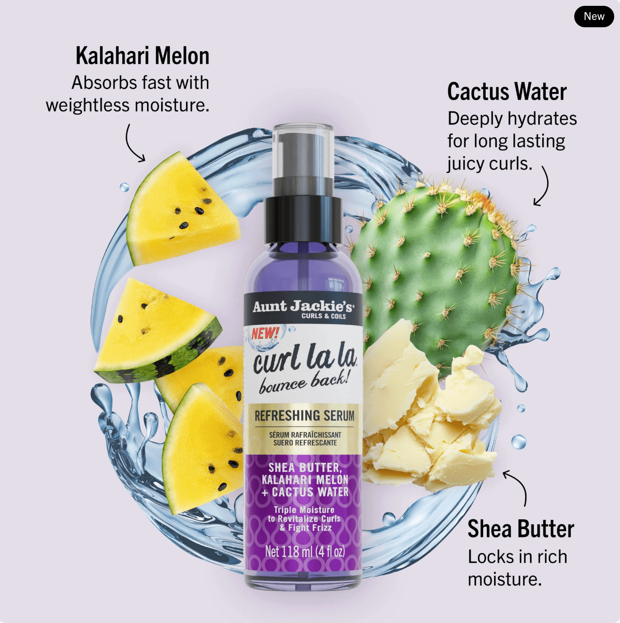 Aunt Jackie's Curl La La Refreshing Serum – 4oz - Beauty Exchange Beauty Supply