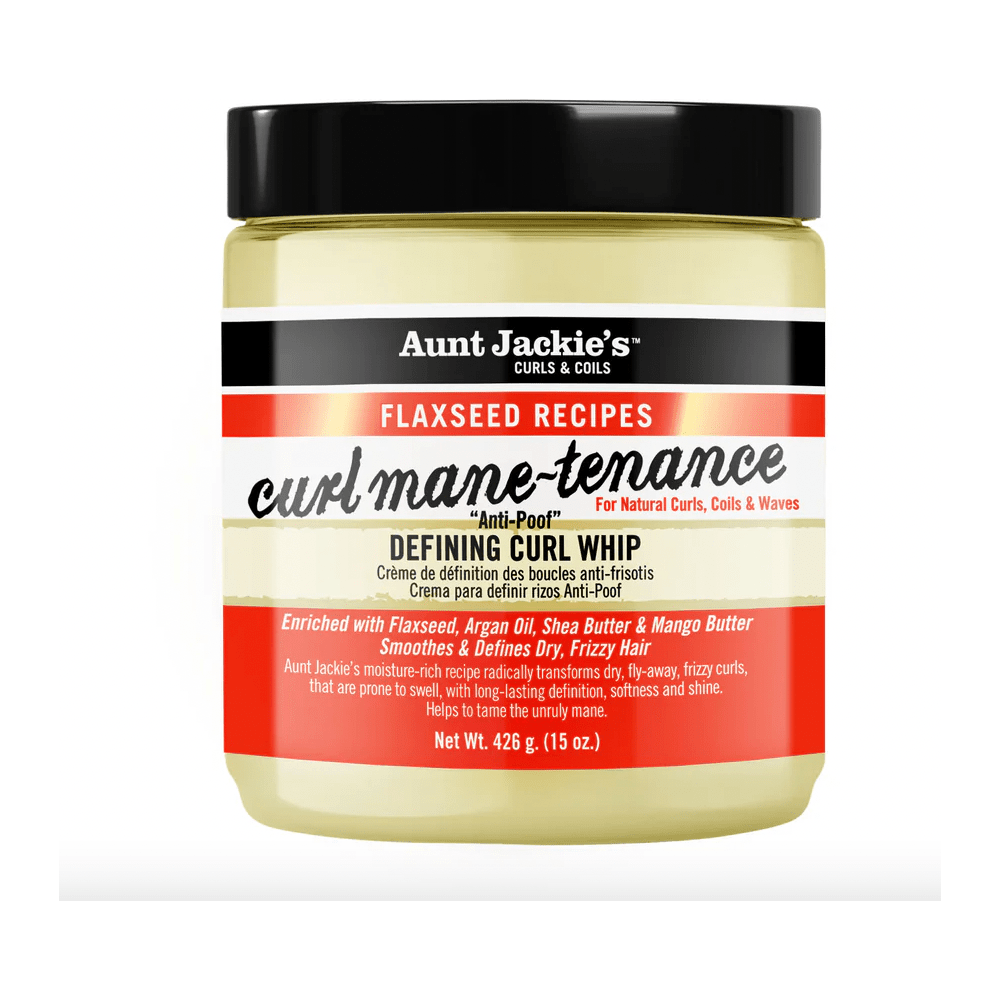 Aunt Jackie's Curl Mane - Tenance Defining Curl Whip – 15 oz | Moisture - Rich Curl Styler for Soft, Defined Curls - Beauty Exchange Beauty Supply