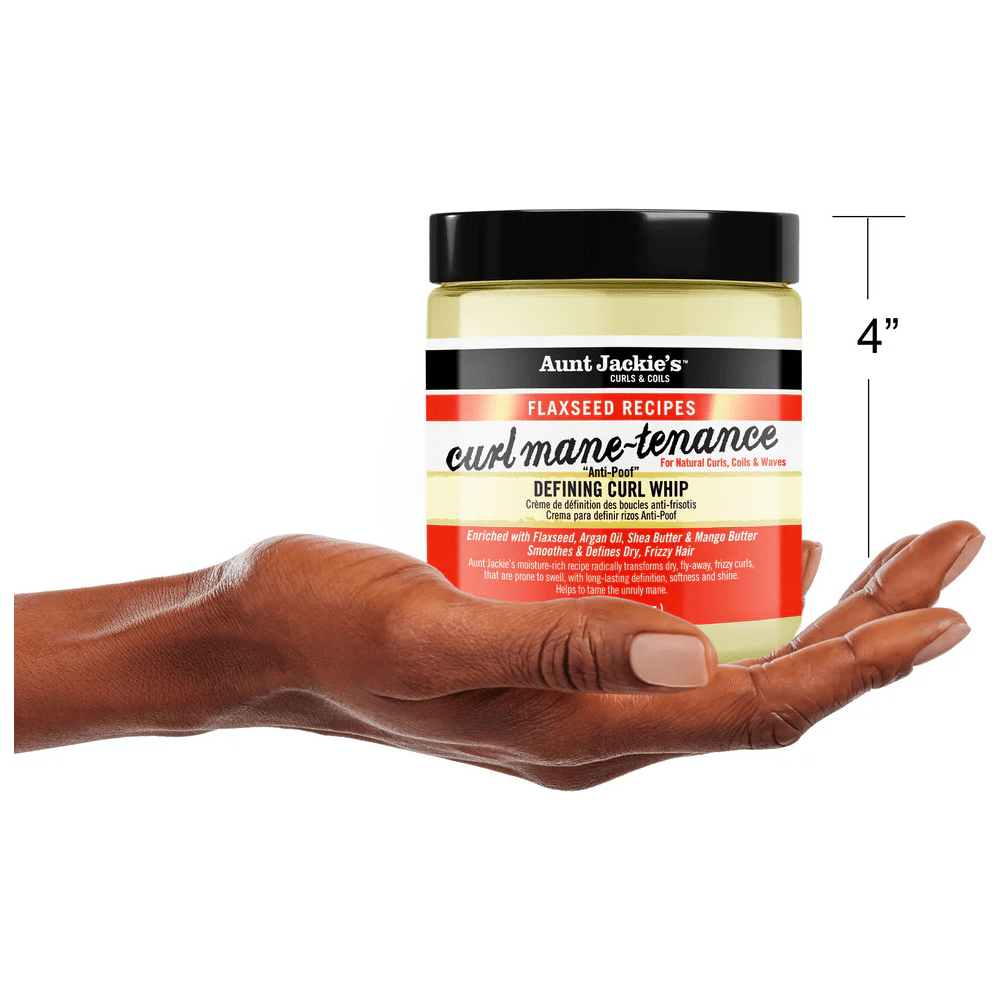 Aunt Jackie's Curl Mane - Tenance Defining Curl Whip – 15 oz | Moisture - Rich Curl Styler for Soft, Defined Curls - Beauty Exchange Beauty Supply