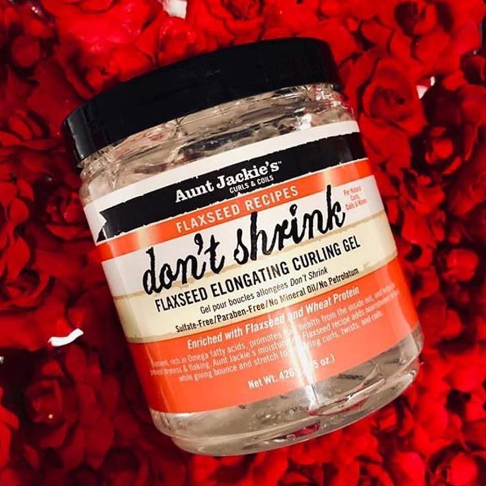Aunt Jackie’s Don’t Shrink Flaxseed Elongating Curling Gel – 15 oz | Curl Definition & Stretch for Natural Hair - Beauty Exchange Beauty Supply