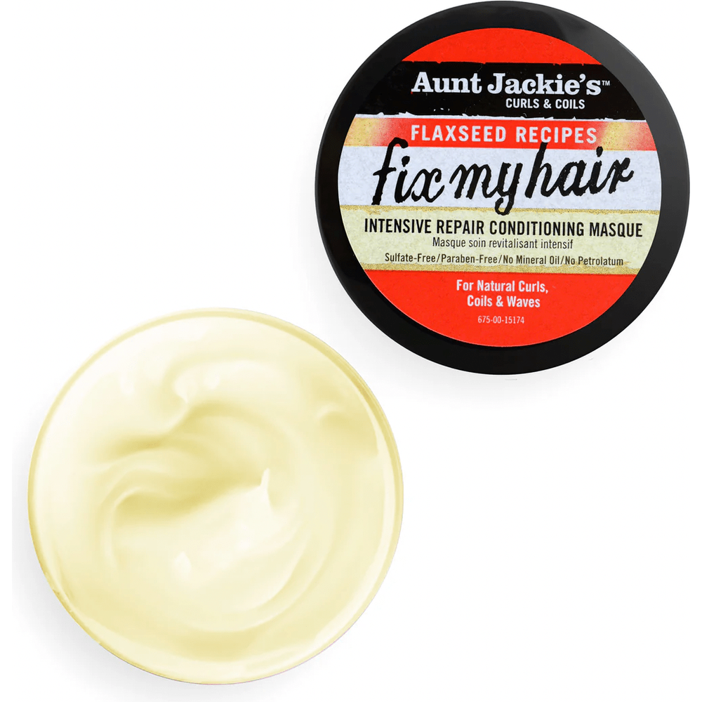 Aunt Jackie’s Fix My Hair Intensive Repair Conditioning Masque – 15 oz | Strength & Moisture Therapy for Damaged Hair - Beauty Exchange Beauty Supply