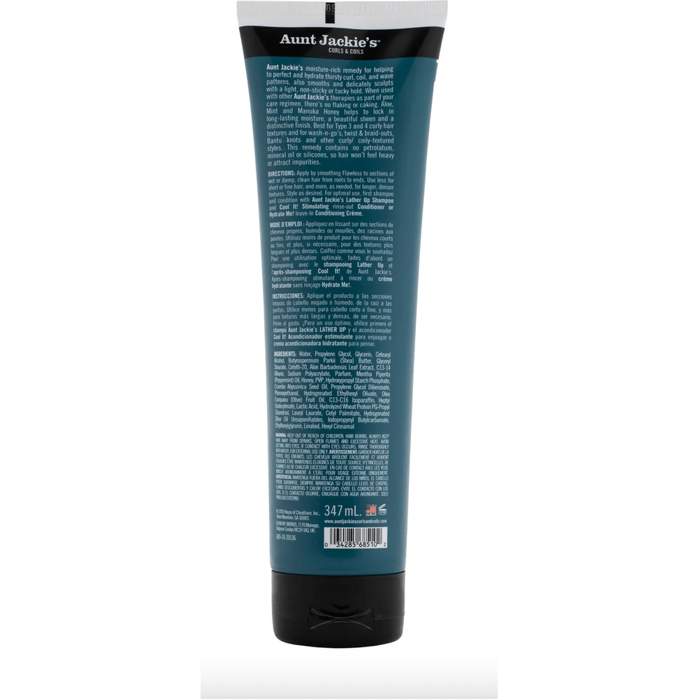 Aunt Jackie's Flawless Pattern Perfecting Pudding – 10 oz | Hydrating Curl Definer with Aloe & Mint - Beauty Exchange Beauty Supply