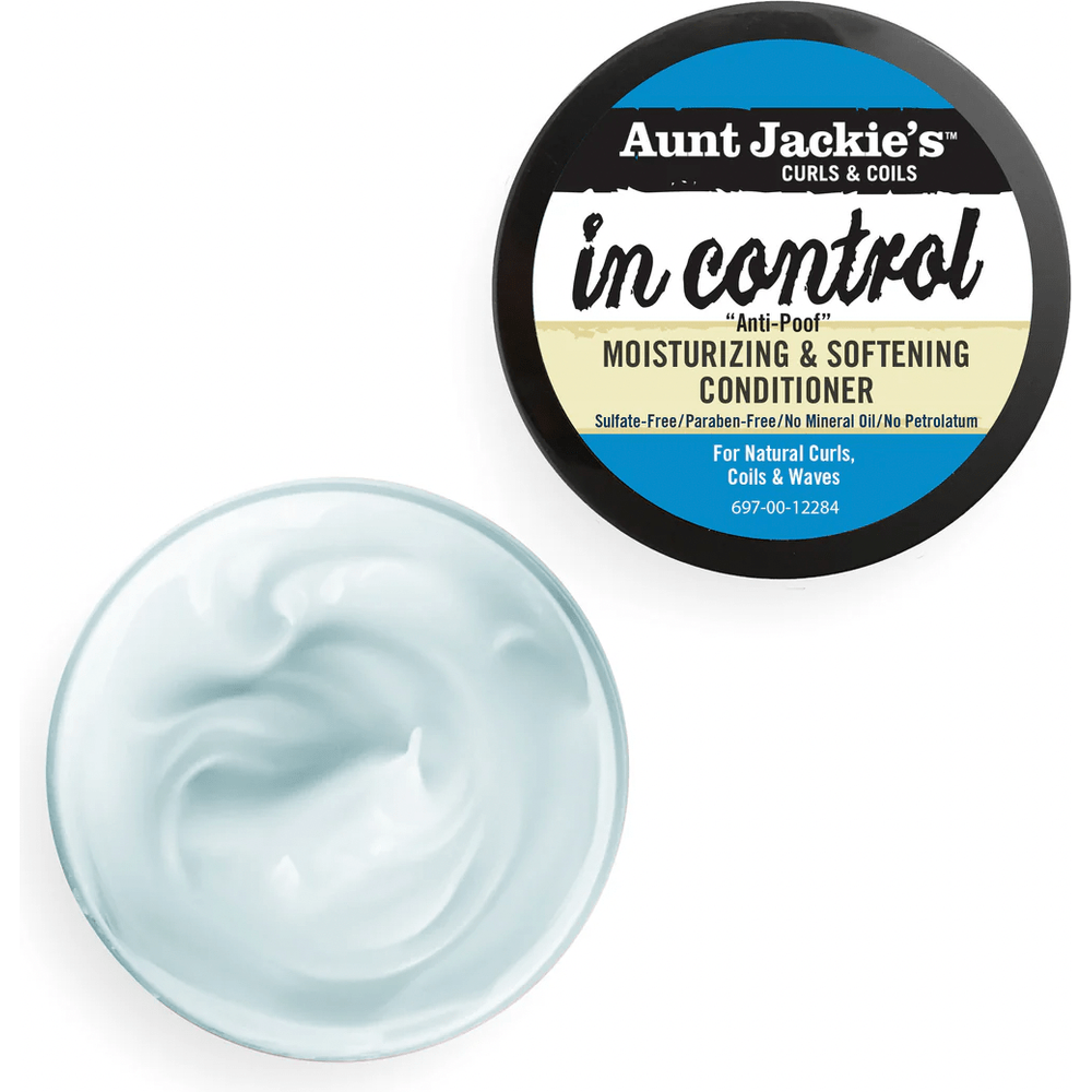 Aunt Jackie's In Control Moisturizing & Softening Conditioner – 15 oz | Frizz - Taming Hydration for Curly & Coily Hair - Beauty Exchange Beauty Supply