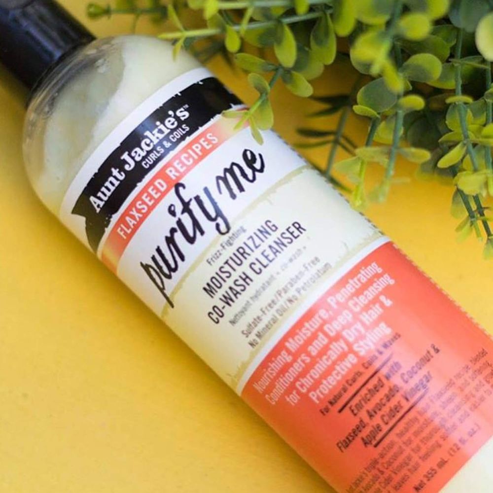 Aunt Jackie’s Purify Me Moisturizing Co - Wash Cleanser – 12 oz | Sulfate - Free 3 - in - 1 Cleanser for Natural Curls & Coils - Beauty Exchange Beauty Supply