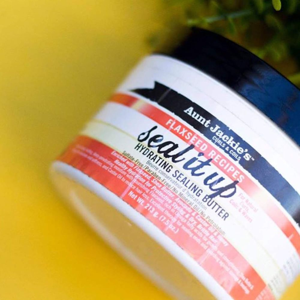 Aunt Jackie’s Seal It Up Hydrating Sealing Butter – 7.5 oz | Moisture - Locking Cream for Dry, Brittle Natural Hair - Beauty Exchange Beauty Supply