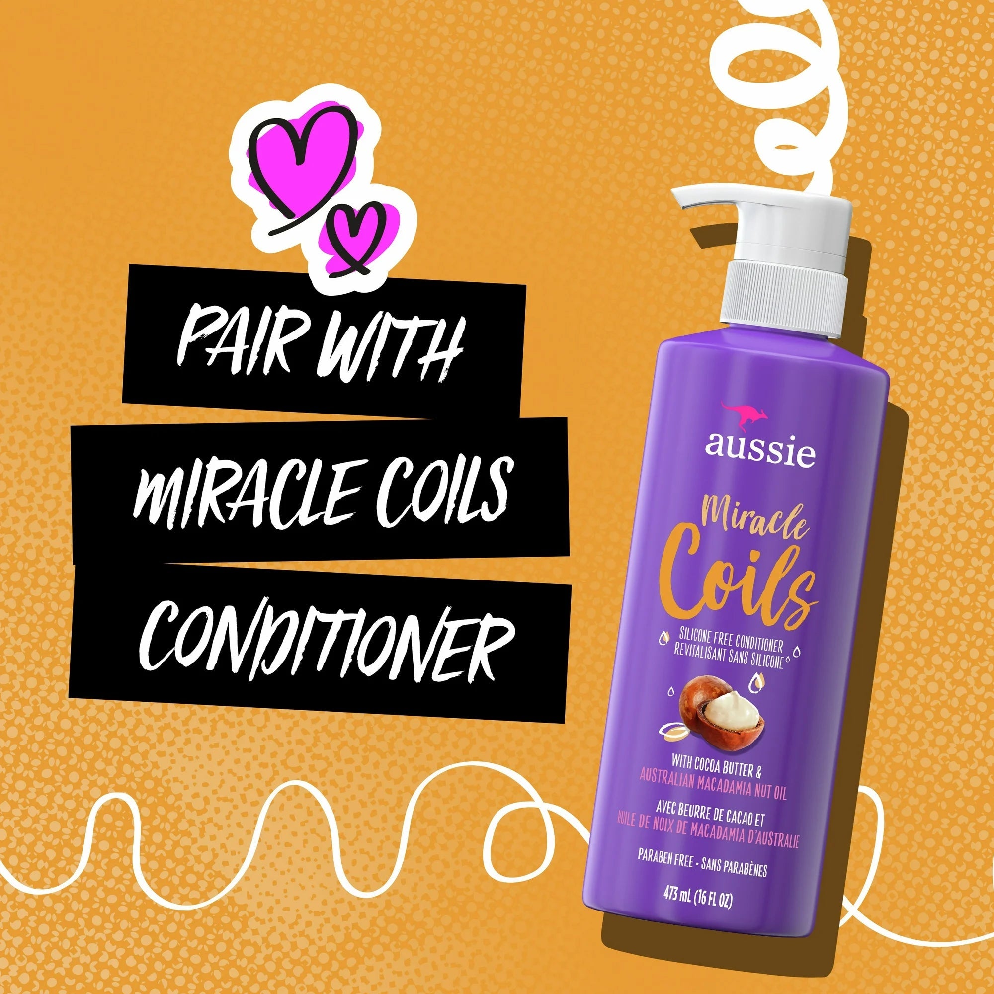Aussie Miracle Coils Collection โ Shampoo, Scalp Serum & Nourishing Oil - Beauty Exchange Beauty Supply