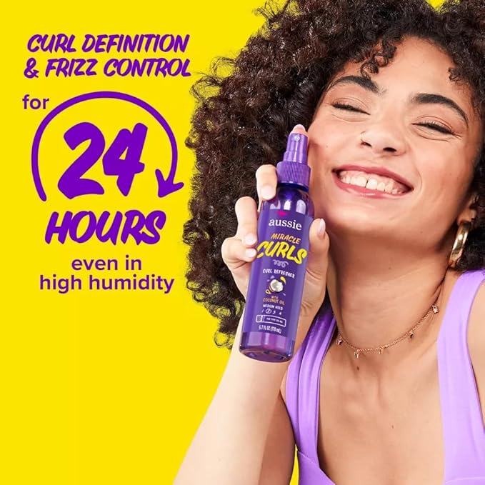 Aussie Miracle Curls 2nd Day Curl Activator – 8.5oz - Beauty Exchange Beauty Supply