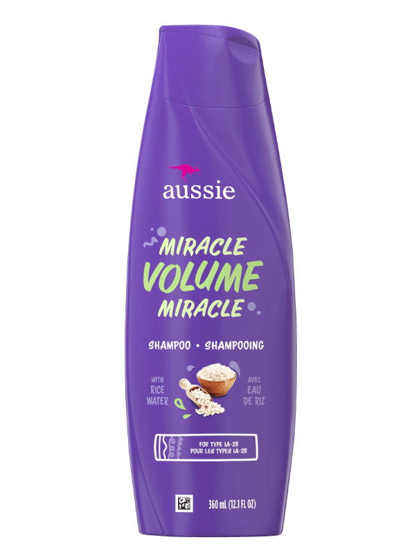 Aussie Miracle Volume Shampoo Rice Water – 12.1oz - Beauty Exchange Beauty Supply