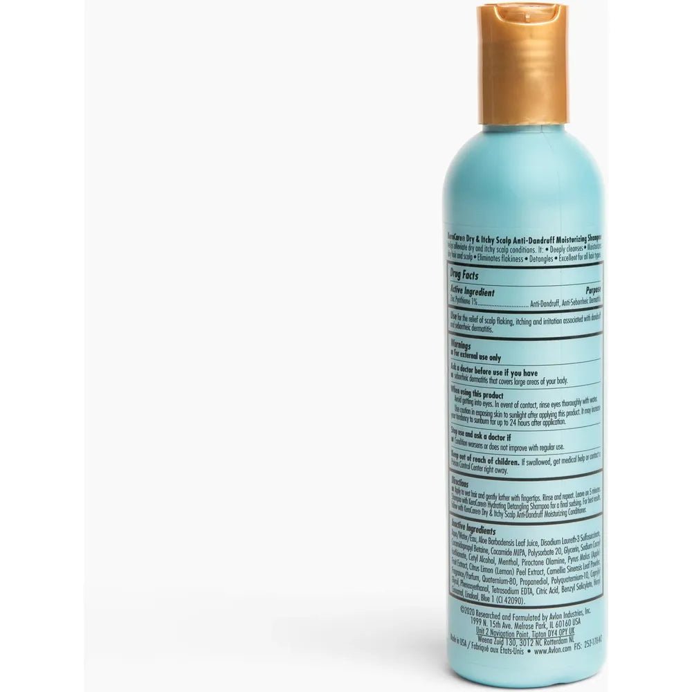 Avlon Keracare Dry & Itchy Scalp Anti - Dandruff Moisturizing Shampoo – Soothe & Hydrate for Flake - Free, Healthy Hair - 8 Oz - Beauty Exchange Beauty Supply