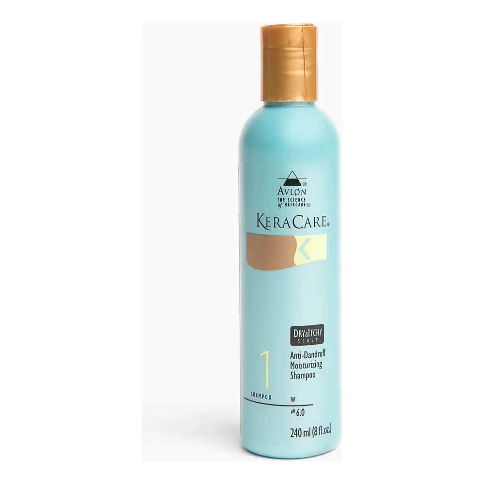 Avlon Keracare Dry & Itchy Scalp Anti - Dandruff Moisturizing Shampoo – Soothe & Hydrate for Flake - Free, Healthy Hair - 8 Oz - Beauty Exchange Beauty Supply