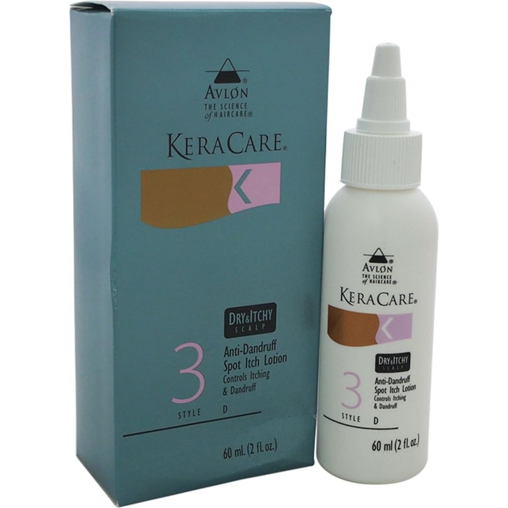 AVLON KeraCare Dry & Itchy Scalp Anti - Dandruff Spot Itch Lotion, Style 3 – Targeted Relief for Dry, Itchy Scalps - 2oz - Beauty Exchange Beauty Supply