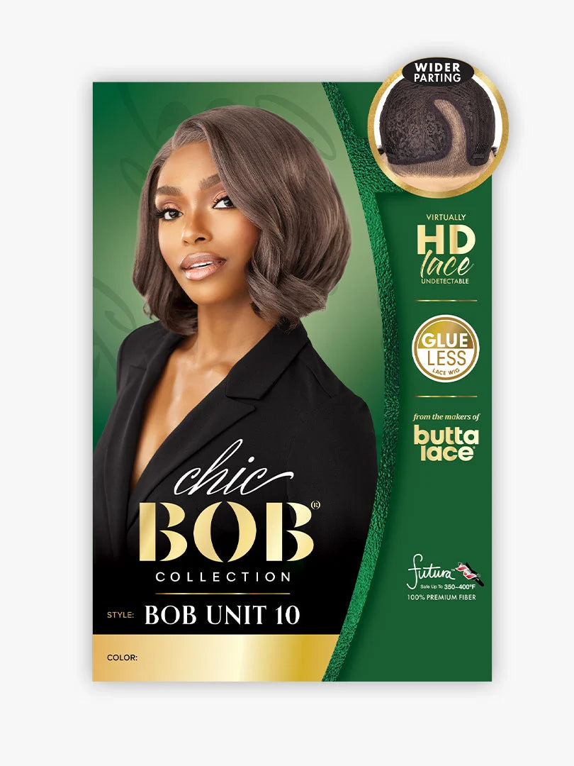 Sensationnel Synthetic Hair Butta Chic Bob Glueless HD Lace Front Wig - BOB Unit 10