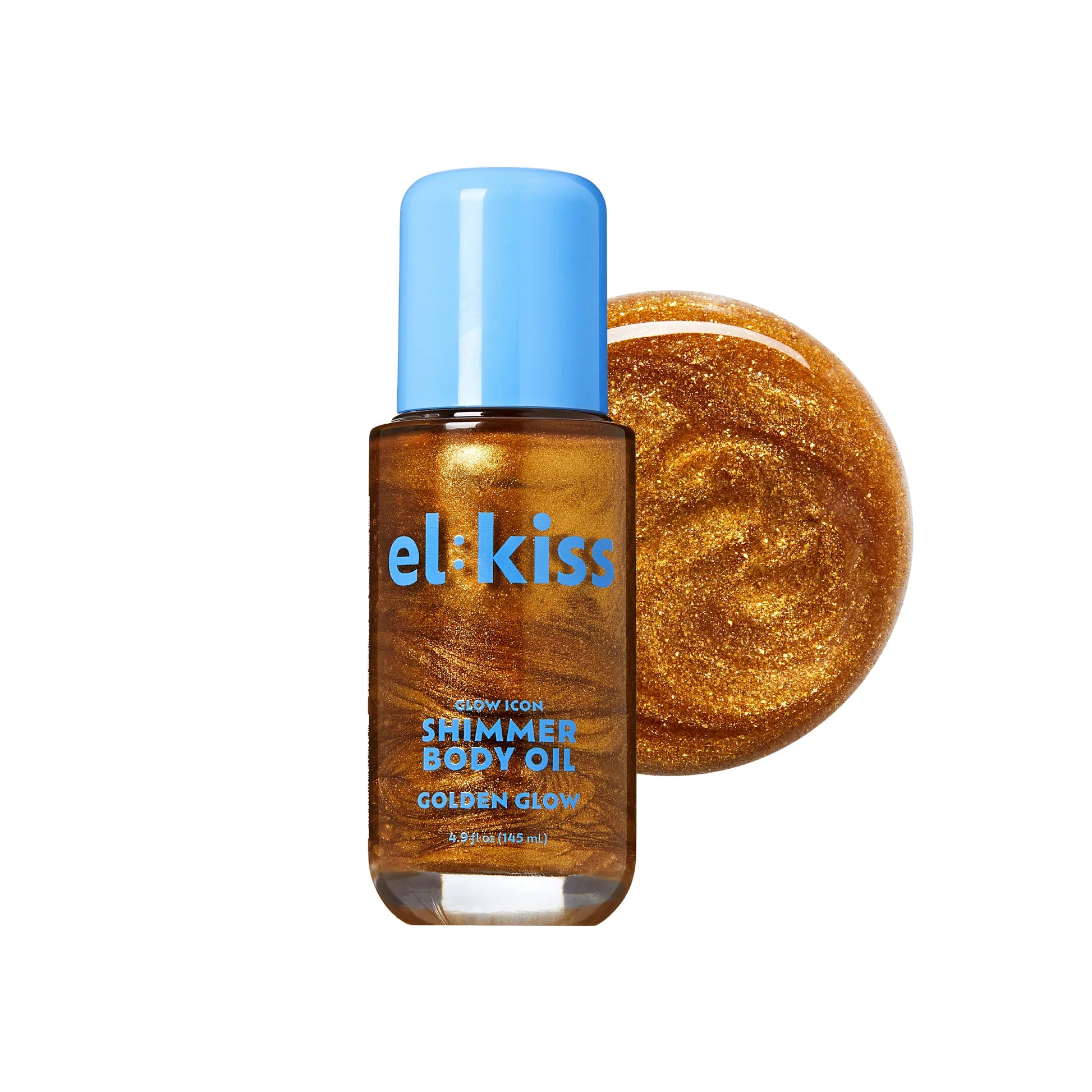El Kiss Glow Icon Shimmer Hair & Body Oil – 3.38 fl oz