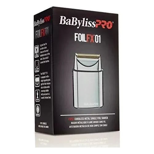 BaBylissPRO® FoilFX 01 Single Foil Shaver – Precision Shaving with Lithium Power, Model FXFS1 - Beauty Exchange Beauty Supply