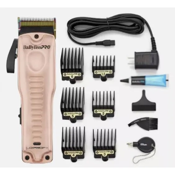 BaBylissPRO LO - PROFX High Performance Clipper & Trimmer Combo Set – Rose Gold, Professional Cutting & Styling Kit - Beauty Exchange Beauty Supply
