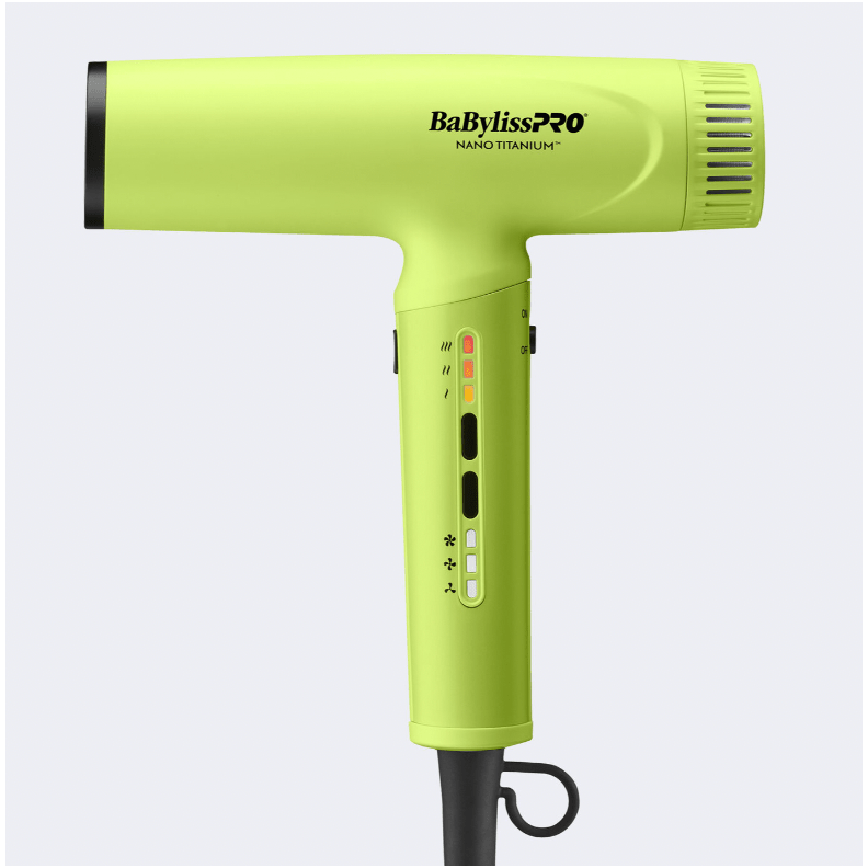 BaBylissPRO Nano Titanium 1400W Hair Dryer โ Lightweight Travel Blow Dryer with Ionic Technology - Beauty Exchange Beauty Supply