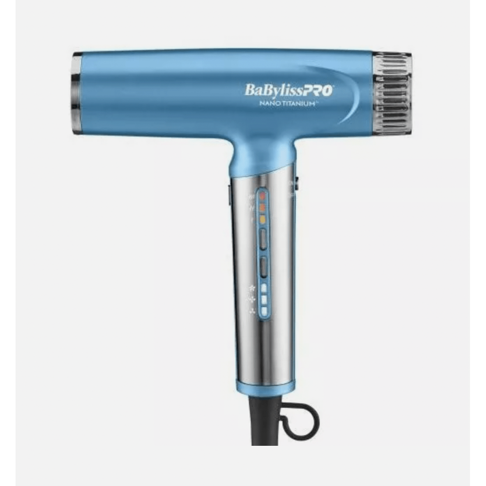 BaBylissPRO Nano Titanium 1400W Hair Dryer โ Lightweight Travel Blow Dryer with Ionic Technology - Beauty Exchange Beauty Supply