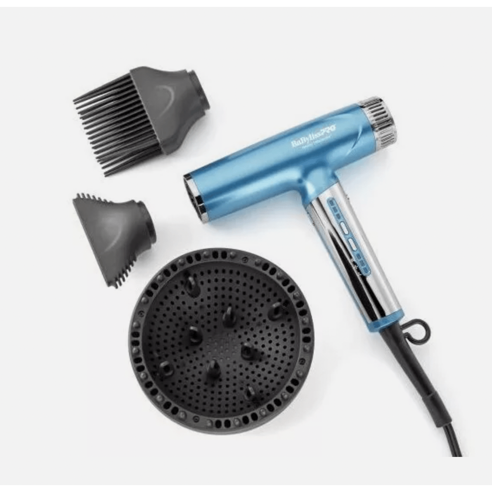 BaBylissPRO Nano Titanium 1400W Hair Dryer – Lightweight Travel Blow Dryer with Ionic Technology - Beauty Exchange Beauty Supply