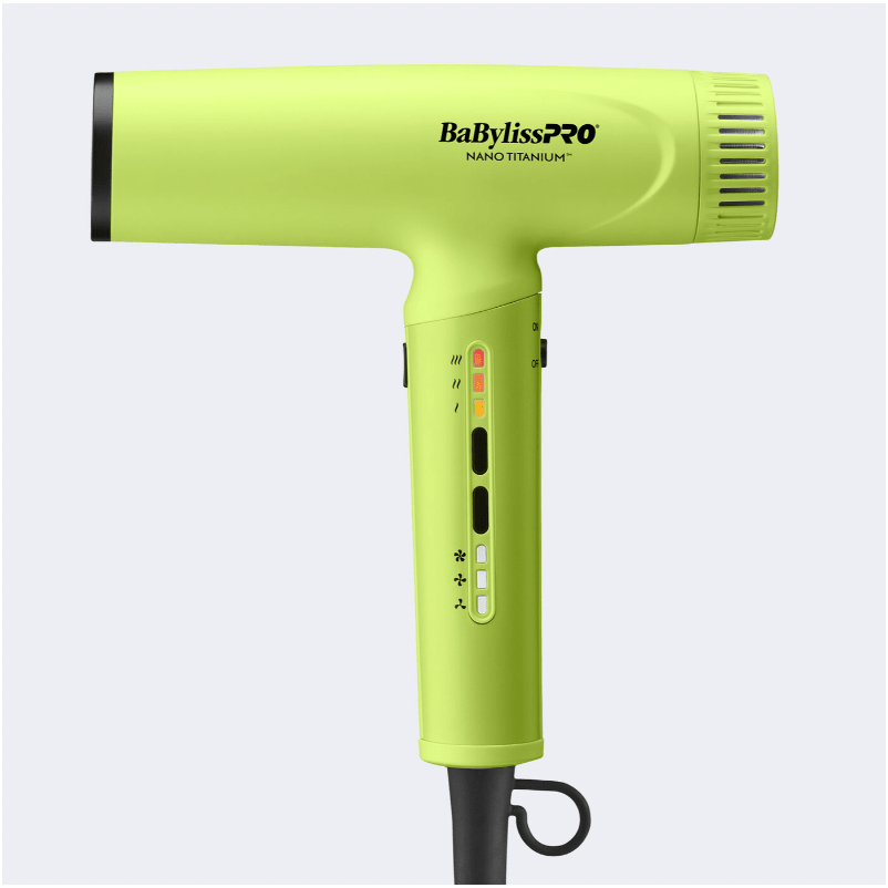 BaBylissPRO Nano Titanium 1400W Hair Dryer โ Lightweight Travel Blow Dryer with Ionic Technology - Beauty Exchange Beauty Supply