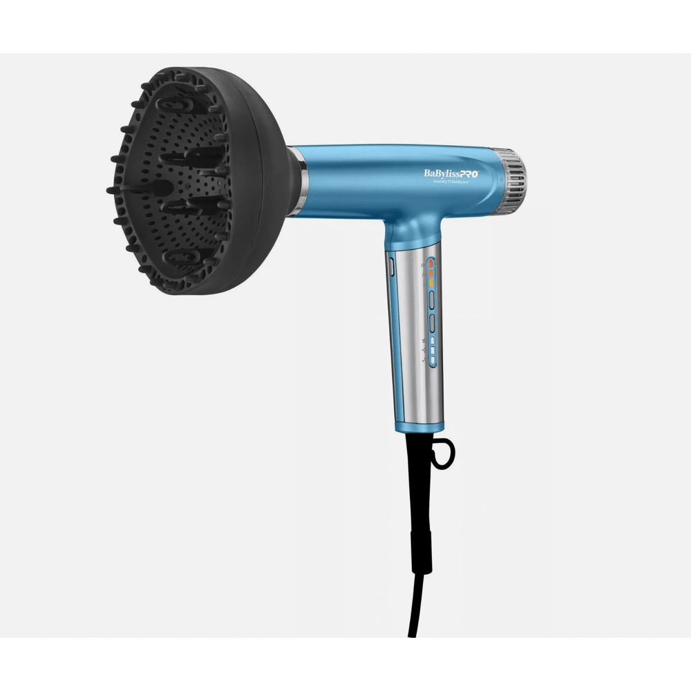 BaBylissPRO Nano Titanium 1400W Hair Dryer โ Lightweight Travel Blow Dryer with Ionic Technology - Beauty Exchange Beauty Supply