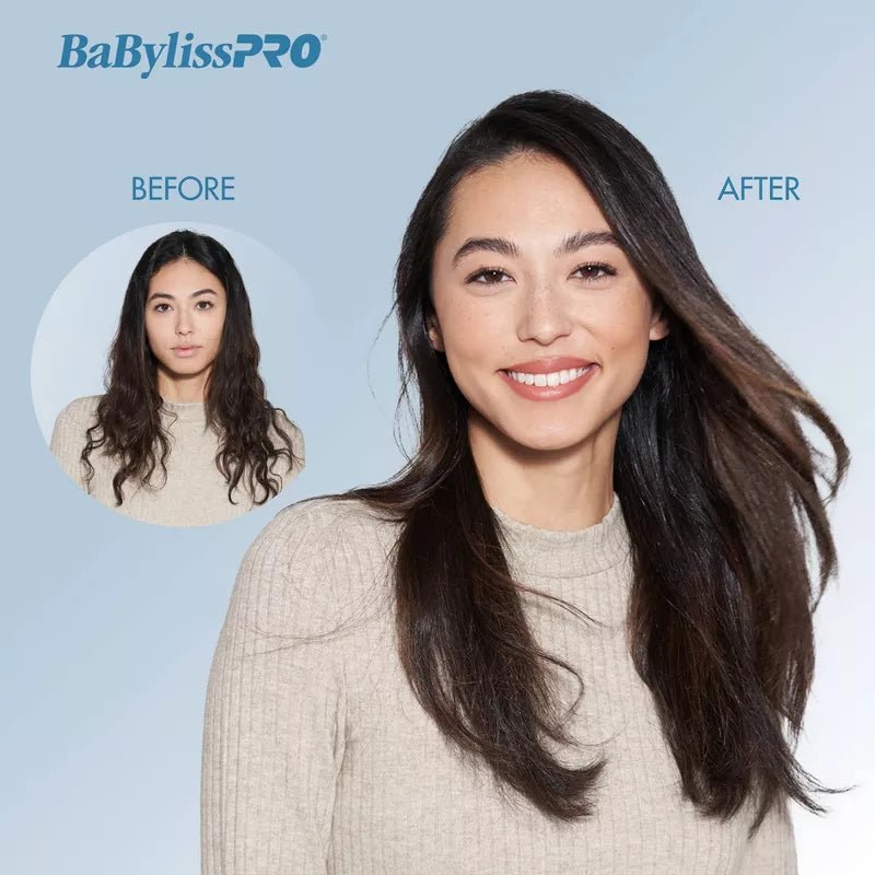 BaBylissPRO Nano Titanium Hair Dryer – Blue – 2000W, Professional Ionic Technology for Fast Drying and Smooth Hair - Beauty Exchange Beauty Supply