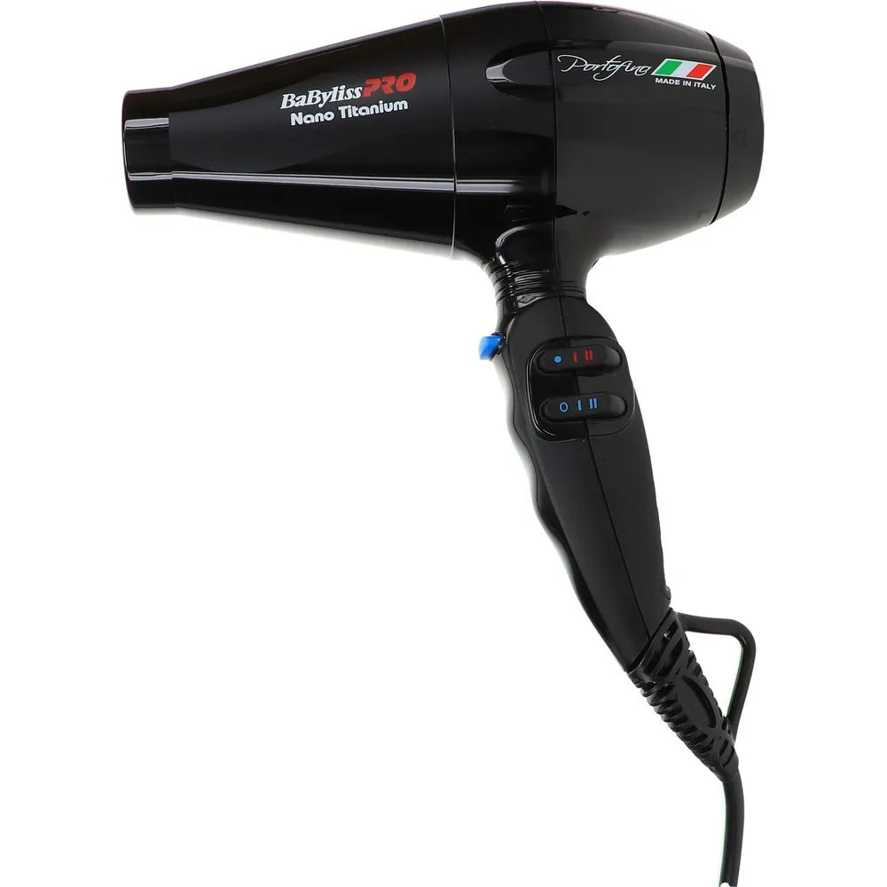 BaBylissPRO Nano Titanium Portofino Full - Size Hair Dryer – 2000W, Nano Titanium Technology, Professional Ionic Dryer - Beauty Exchange Beauty Supply