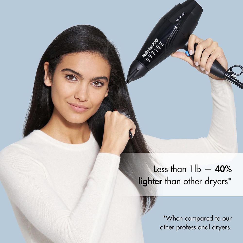 BaBylissPRO Nano Titanium Rapido Hair Dryer – 2000W Lightweight Professional Blow Dryer, Italian - Made w/ Ionic Technology - Beauty Exchange Beauty Supply