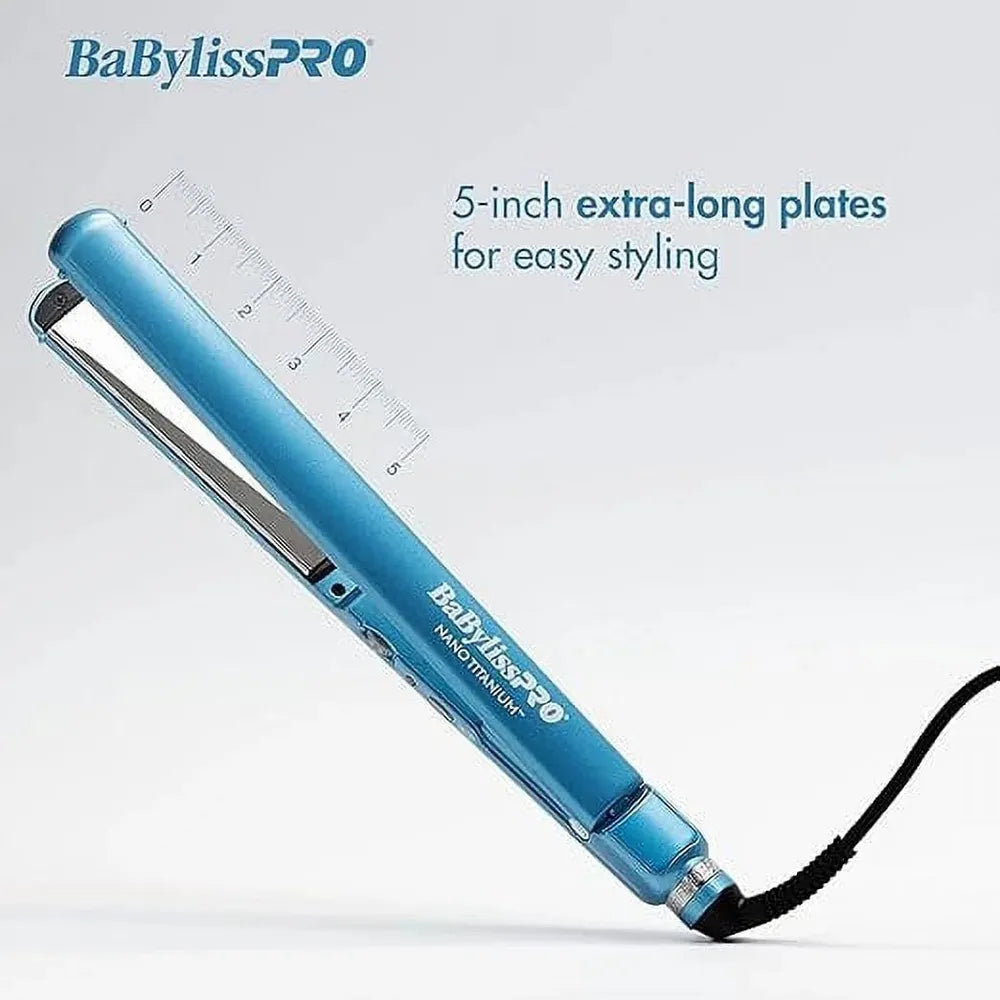 BaBylissPRO Nano Titanium Straightener – Sleek, Frizz - Free Styling 1.25" - Beauty Exchange Beauty Supply