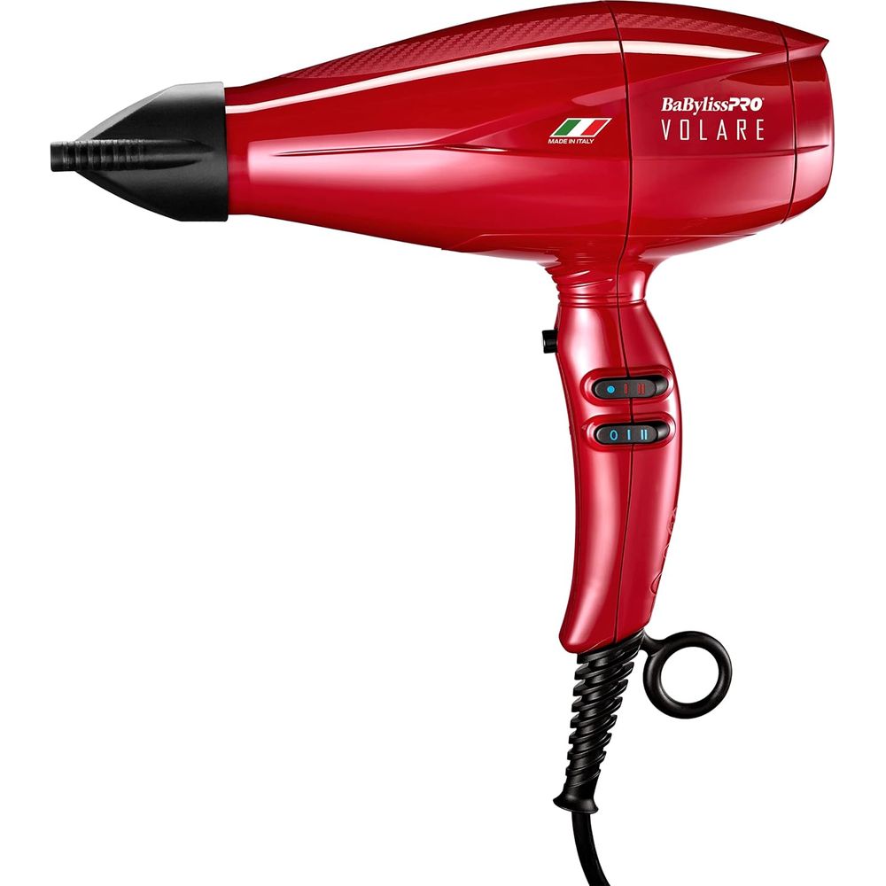 BaBylissPRO Nano Titanium Volare V1 Hair Dryer – 2000W Italian - Made Professional Blow Dryer w/ Ferrari - Designed Engine - Beauty Exchange Beauty Supply