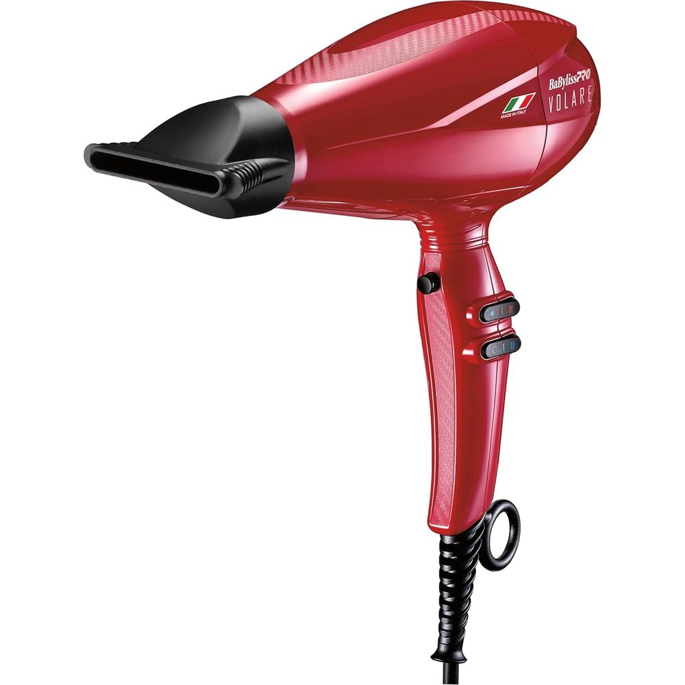 BaBylissPRO Nano Titanium Volare V1 Hair Dryer – 2000W Italian - Made Professional Blow Dryer w/ Ferrari - Designed Engine - Beauty Exchange Beauty Supply