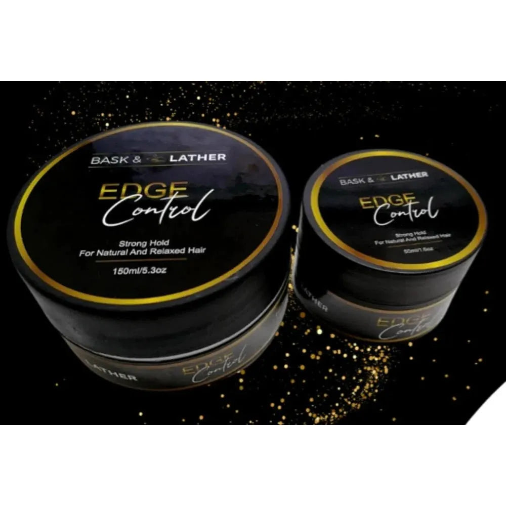 Bask & Lather Edge Control – Strong Hold 4oz - Beauty Exchange Beauty Supply