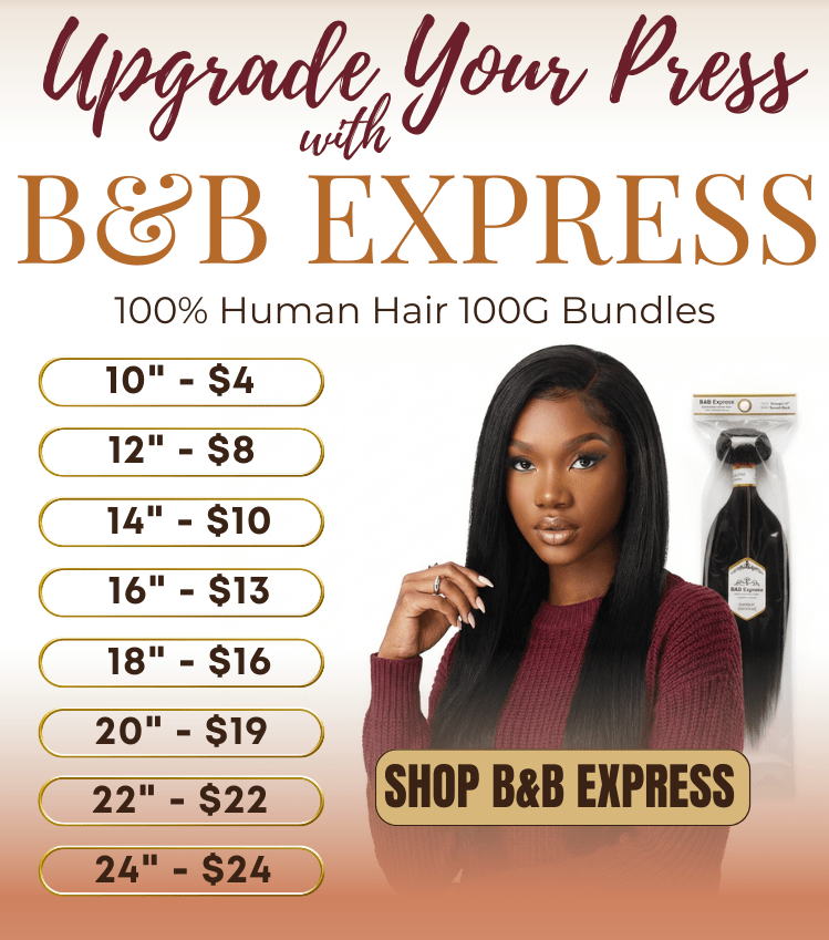 B&B Express Brazilian Virgin Hair 100% Human Hair Bundle - Beauty Exchange Beauty Supply