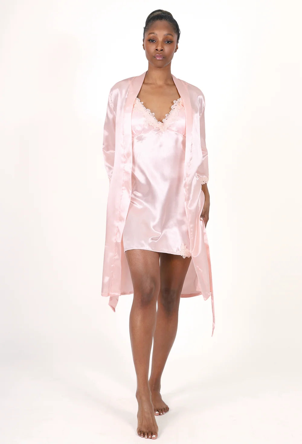 NUEE New York Satin Sleep & Loungewear – 5 Piece Set