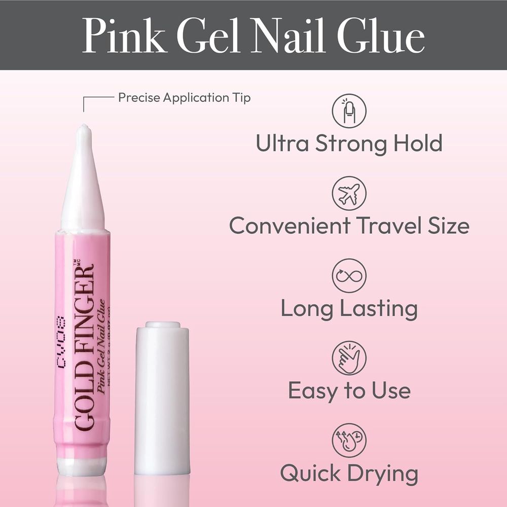 Goldfinger Pro Nail Glue – 5-Pack