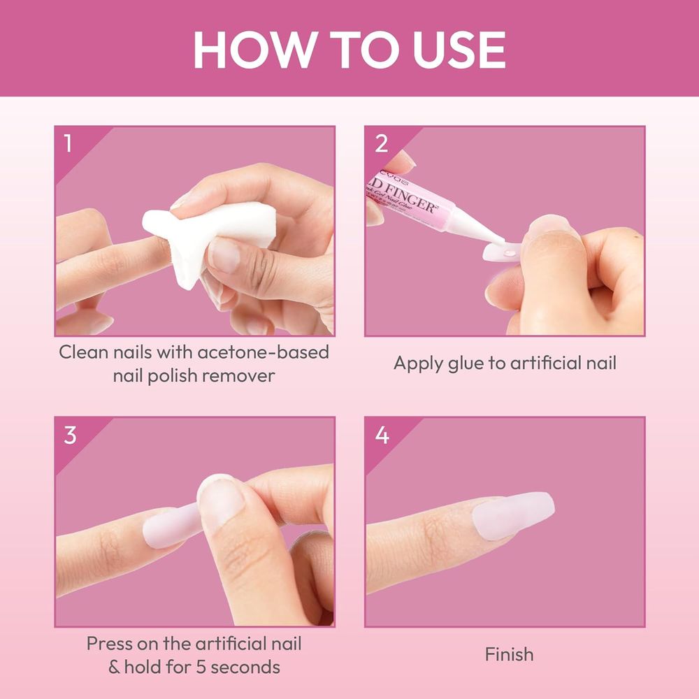 Goldfinger Pro Nail Glue – 5-Pack