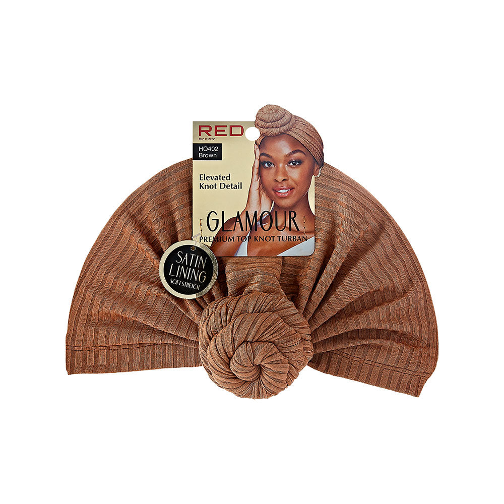 Red by Kiss – Pre-Tied Top Knot Turban