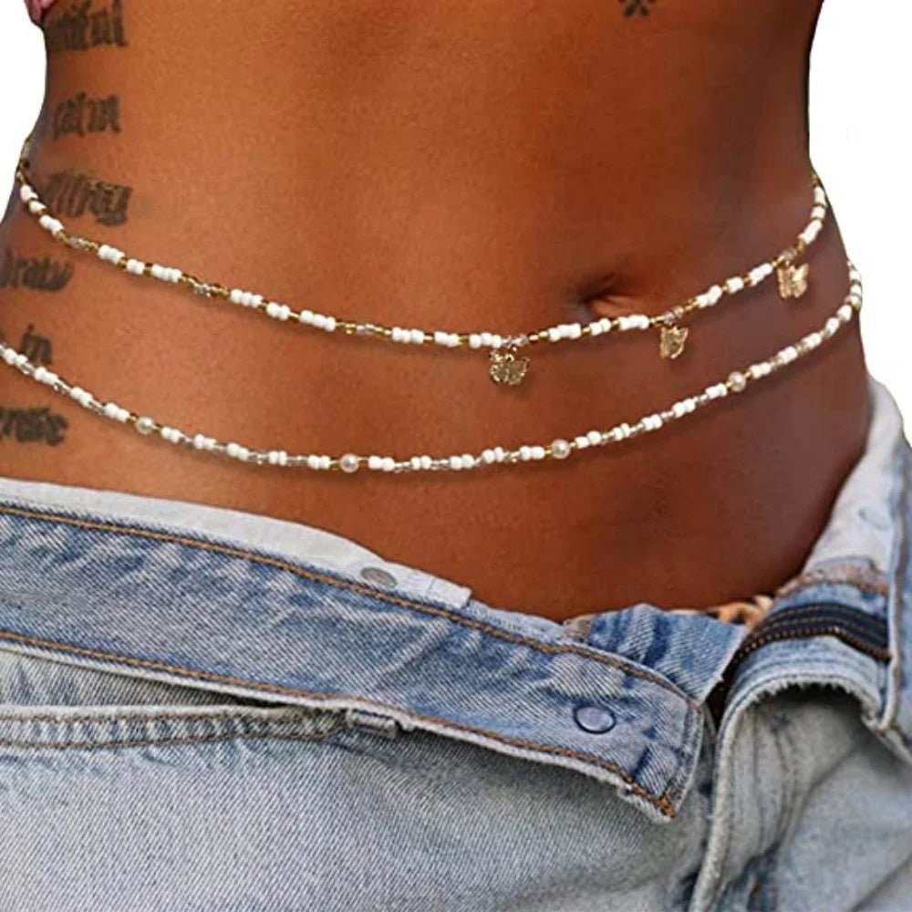 Beaded Belly Chain – Assorted Styles - Beauty Exchange Beauty Supply